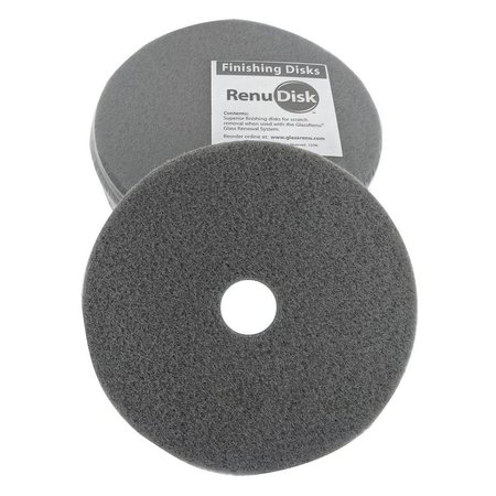 GLASS RENU GlassRenu RenuDisks Gray  6 Inch 106-4065